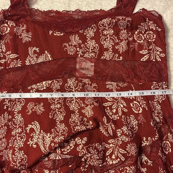 NWT Free People Intimately All Nighter Lacy trapeze nightgown. Sz M - Picture 15 of 15